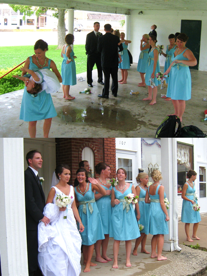 Trying to get some group pictures before the reception