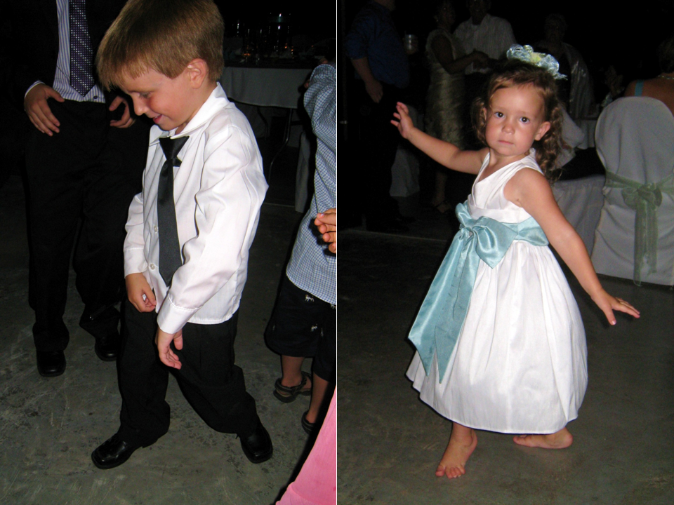 Dance off between Ellie & Jackson.  Jackson has some serious moves and Ellie is a ballerina.